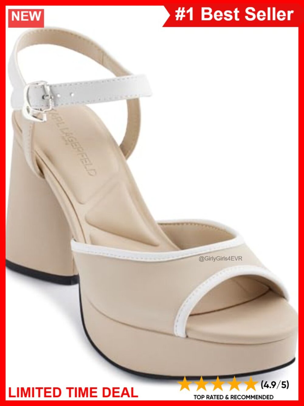 Platform Block Heel Sandal with Ankle Strap Cushioned Insole Open Toe